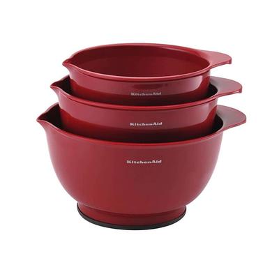 3-Piece Plastic Mixing Bowl Set