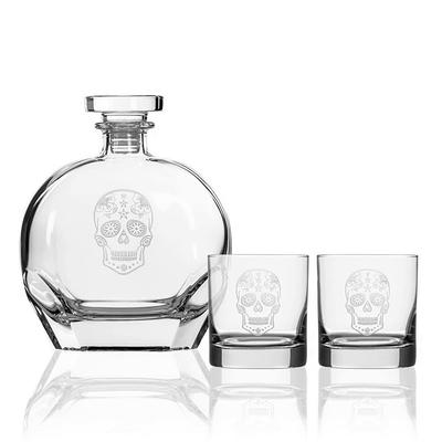 Rolf Glass Skull & Bones Martini Glasses - Single Glass