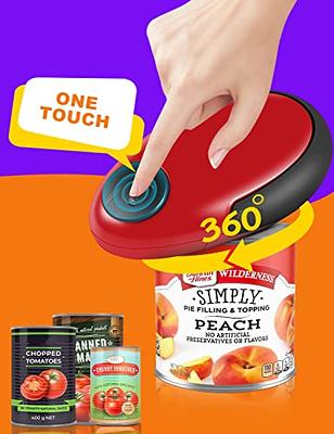 Electric Can Opener, Safe Smooth No Sharp Edges Can Opener for Almost Size  Can, Best Gift for Women, Senior with Arthritis, Fits Perfect in Drawer