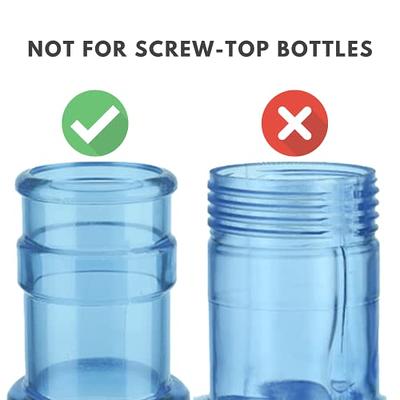 Non Spill Cap Anti Splash Bottle Caps Reusable for 55mm 3 and 5 Gallon Water  Jugs Pack of 10 