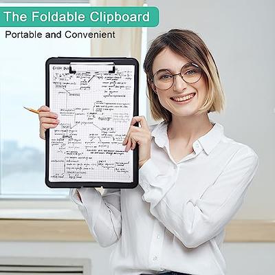 Ctosree 18 Pieces Clipboard with Storage Plastic Storage Clipboard Nursing  Clipboard Foldable Clip Boards with Storage Clipboard Storage with Metal  Clip, 9.5 x 13.5 Inch (Black) - Yahoo Shopping