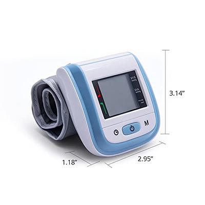 Get Fit Wrist Blood Pressure Monitor for Home Use - Medical Blood Pressure  Machine Reader - Dual Users 2x99 Memory - Sphygmomanometer Adjustable Wrist