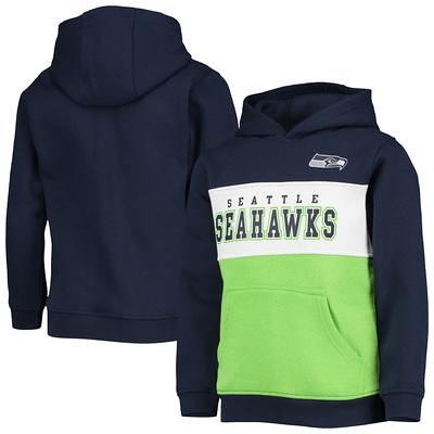 Men's Fanatics Branded College Navy Seattle Seahawks Tiebreaker Pullover  Hoodie