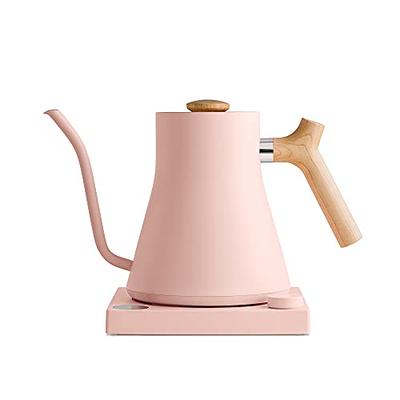 KLEAH Gooseneck Electric Kettle with Temperature Control Stainless Steel  Automatic Shut Off Coffee Kettle Hot Water Boiler Pour Over Tea Kettle 1200