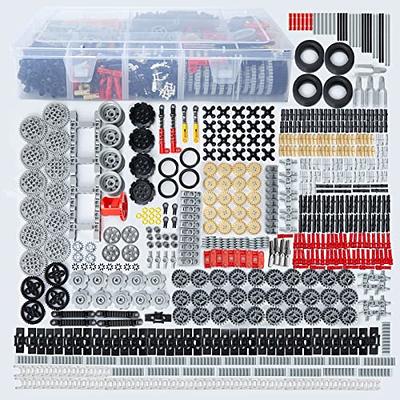 Technical Parts Cars Gears Axles - Wheels Connectors Building Block  Accessories Pieces Sets, Chain Link Pins Connector Joints Bricks,Shock  Absorber