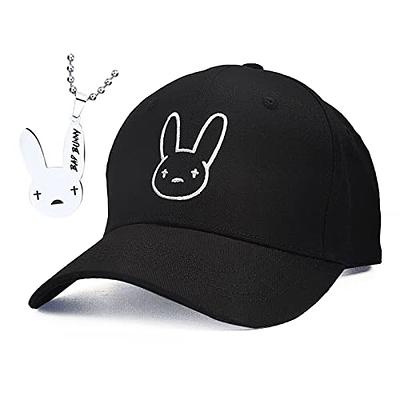 Bad Bunny Baseball Cap Embroidered Cotton Adjustable Dad Hat