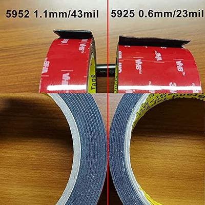 3M VHB 5925 Double Sided Tape Heavy Duty Mounting Tape for Car, Home and  Office