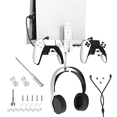 Wall Mount Floating Shelf Stable Holder Rack for PS5 Slim  Console/Headset/Remote