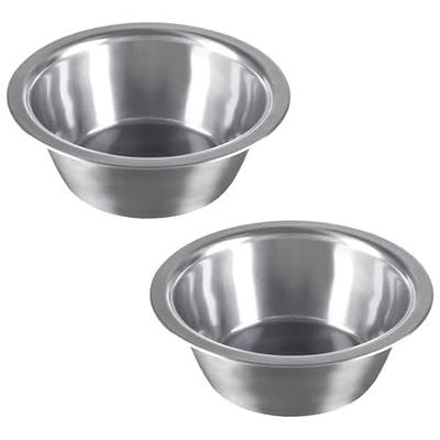 A.B Crew Stainless Steel Dog Bowl Set of 2, Non-Slip Rubber Base