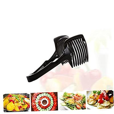 RORPOIR 4 Pcs Tomato Slicers for Home Use Egg Slicer Fruit Slicer Cutter  Multifunctional Vegetable Cutter Multi Egg Slicer Onion Holder for Slicing  Vegetable Slicer Cutter Manual Black - Yahoo Shopping