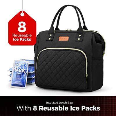 Insulated Lunch Bags for Women, Reusable Cooler Tote Adult Lunch