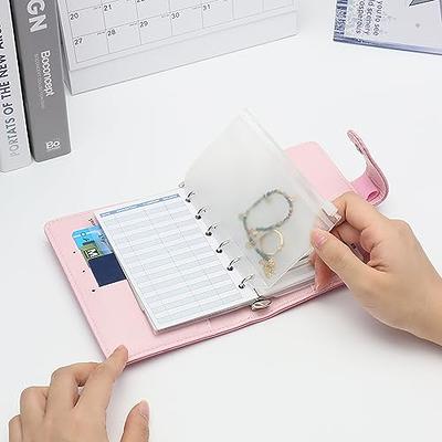 PU Leather Loose Leaf Notebooks Journals Kawaii binder Notepads A5