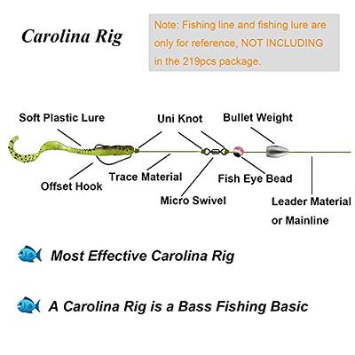 Booms Fishing CRR Carolina Ready Rigs for Bass Fishing Saltwater