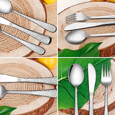 LIANYU 12-Piece Kids Silverware Set, Stainless Steel Toddler