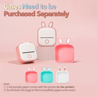  Mini Printer Sticker Maker - T02 Thermal Printer, Bluetooth  Wireless Portable Phone Printer, Small Instant Pocket Printer, for Anatomy  Picture, Children DIY, Pink : Office Products