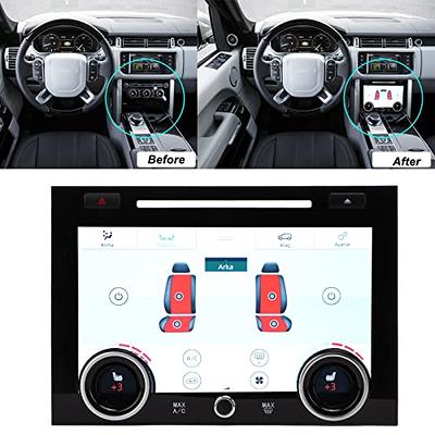  Air Conditioning LCD Touch Screen, AC Climate Control Panel  10in Rear Seat Temp Adjust Quick Response Cooling Heating for Automotive :  Automotive