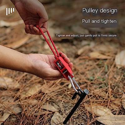 Portable Adjustable Fix Tent High Strength Fast Release Pulley