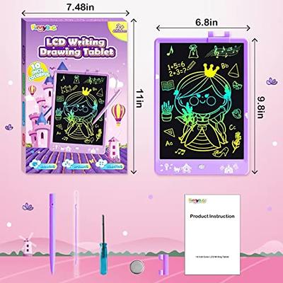 Lcd Writing Tablet For Kids,10 Inch Cute Colorful Dinosaur Doodle Board  Toddler Toys Drawing Pad For 3 4 5 6 7 8 Year Old Girls Boys,scribbler  Educati