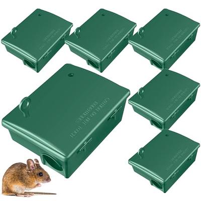 Qualirey 8 Pcs Rodent Bait Station with Key Rat Bait Station Traps