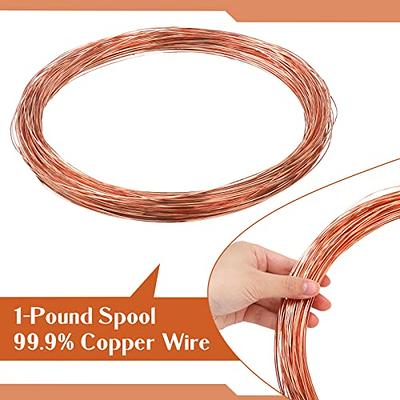 1.2 mm (16 gauge) PURE COPPER CRAFT/JEWELLERY WIRE 3 metres