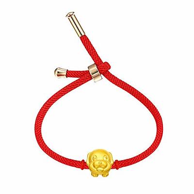 Vanski 12 Chinese Zodiac Sign Animal Charm Bracelet Adjustable Lucky Red  String Bracelet for Women Birthday Gifts (Zodiac - Dog) - Yahoo Shopping