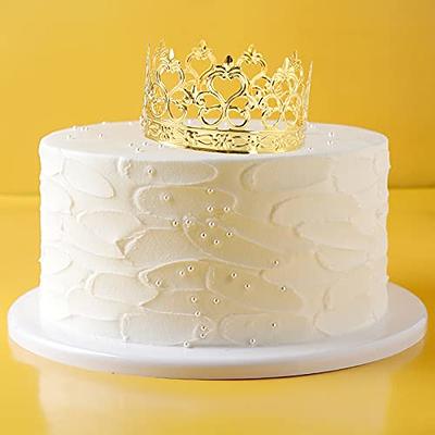 Fasmov 4 Pcs Mini Prinrcess Gold Crown Cake Topper for Wedding Birthday  Party Cake Decoration (Gold) - Yahoo Shopping