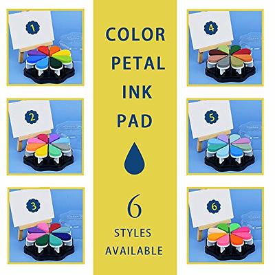 Silicone Card Making Supplies, Ink Stamp 15 Colors Inkpad