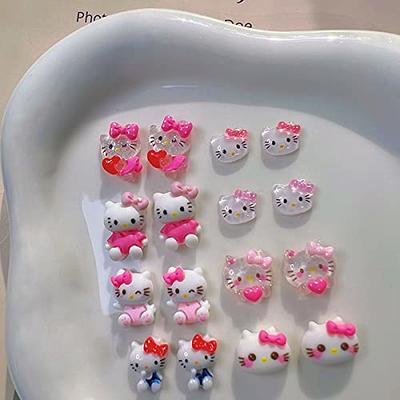 20pcs Cartoon Nail Charms for Acrylic 3D Decoration Hello kitty