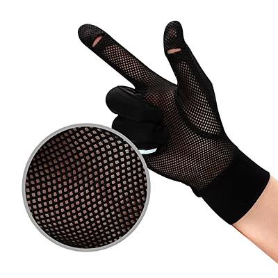 Women Summer UPF 50+ UV Sun Protection Gloves Cooling Breathable Mittens  Half Finger Quick Dry Hand Glove for Driving Riding