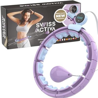  TGU Hula Hoop Fitness Gear w/Counter - Abs Workout, Weight  Loss & Burn Fat (Smart Weighted Hula Hoops, Stomach Exercises),Pink,FE215402020  : Sports & Outdoors