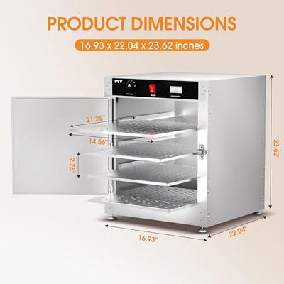 PYY Warming Cabinet 4 Tier Commercial Hot Box Food Warmer for Catering,  with Temperature Control and Water Pan,Stainless Steel Food Heater  Insulated Food Pan Carrier, for Pizza, Kitchen 120V 750W - Yahoo