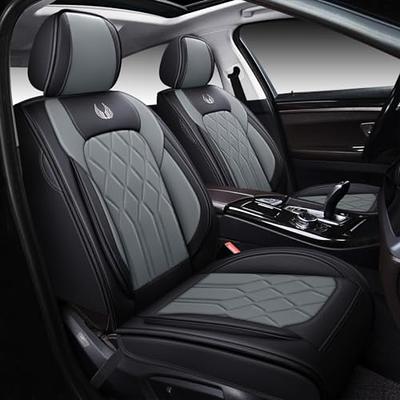 OASIS AUTO Car Seat Covers Premium Waterproof Faux Leather Cushion  Universal Accessories Fit SUV Truck Sedan Automotive Vehicle Auto Interior  Protector Full Set (OS-013 Gray) - Yahoo Shopping