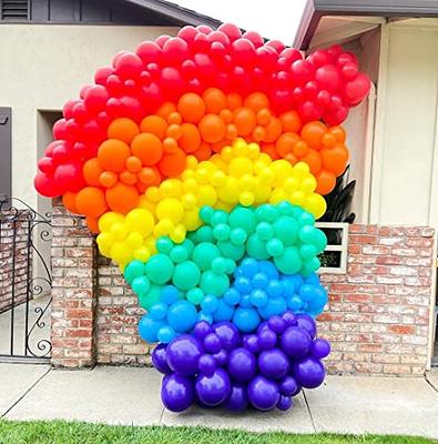 Rainbow Balloons Garland Arch Kit Mixed Size Assorted Color