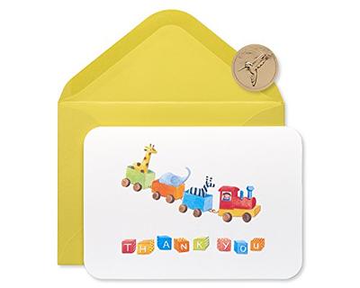 Papyrus Baby Thank You Cards with Envelopes, Toy Train (12-Count) - Yahoo  Shopping