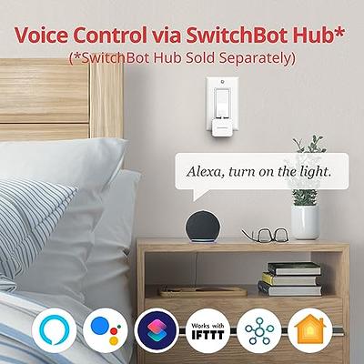 SwitchBot Smart Switch Button Pusher with SwitchBot Hub 2 - WiFi Thermometer  Hygrometer, IR Remote Control, Smart Remote and Light Sensor, Compatible  with HomeKit, Alexa&Google Assistant - Yahoo Shopping