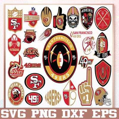 50 Files San Francisco 49ers Svg Bundle, San Francisco Svg