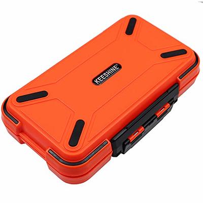 KEESHINE SMALL Fishing Tackle Box, Floating Storage Box, Double