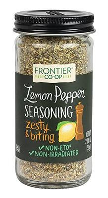 Frontier Co-op Organic Salt-Free Lemon Pepper Seasoning 2.5 oz.