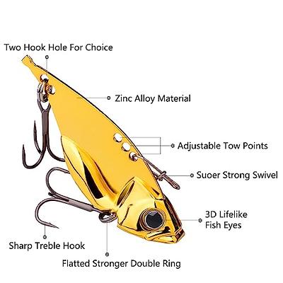 5pcs Multi-Size Head Fishing Lures, Soft Lures Paddle Tail