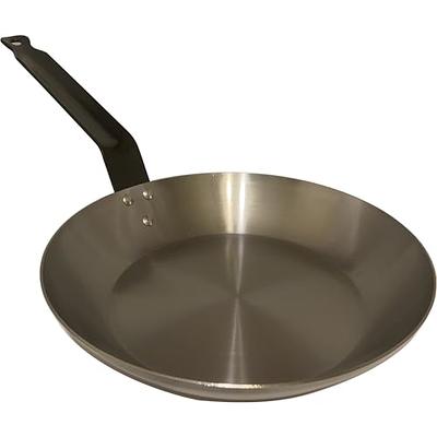 de Buyer MINERAL B Carbon Steel Country Fry Pan with Two Handles - 9.5” -  Ideal for Sauteing, Simmering, Deep Frying & Stir Frying - Naturally  Nonstick - Made in France - Yahoo Shopping