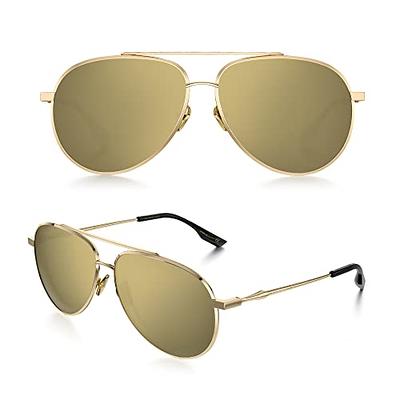 Women's Metal Aviator Sunglasses - Wild Fable™ Gold