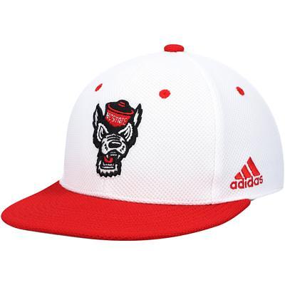 Men's adidas White Louisville Cardinals On-Field Baseball Fitted