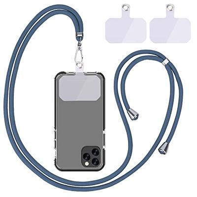 ekax Adjustable Nylon Strap with PU Leather Clip, Universal Cell Phone  Lanyard, Neck Hanging & Crossbody