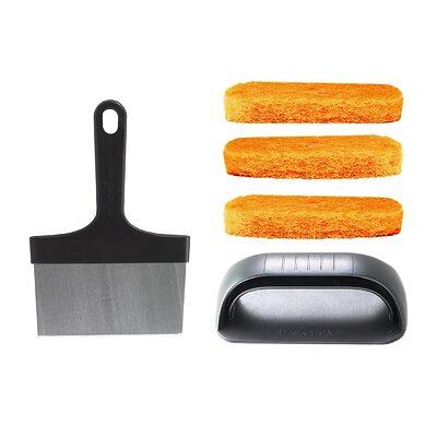 34 Pcs Griddle Accessories Kit, Flat Top Grill Tools Set for Blackstone, Camp Chef, Etc, Grilling Spatula, Scraper, Carry Bag, Cleaning Accessories