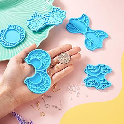 KISSITTY 5pcs Silicone Resin Celestial Earring Molds Sun Moon Star Cloud  DIY Epoxy Resin Casting Molds Earring Making Kit with Earring Hooks Jump  Rings Ear Nuts for Women - Yahoo Shopping