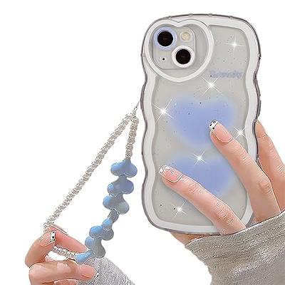 Compatible with iPhone 13 Case, Clear Glitter Soft TPU Shockproof