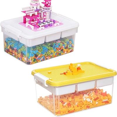 Citylife 17 QT Plastic Storage Box with Removable Tray Craft Organizers and  S