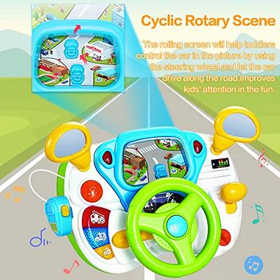 1pcs Car Toys Musical Toys Vehicle Toys Simulation Steering Wheel