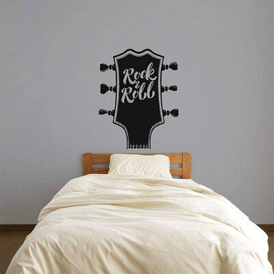 Rock and roll vinyl stickers