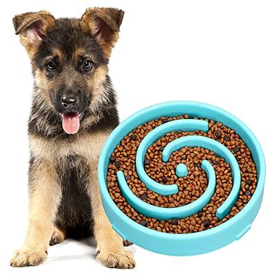 Pet Dog Slow Feeder Bowl Puppy Non Slip Puzzle Bowl Anti-Gulping Pet Slower  Food Feeding